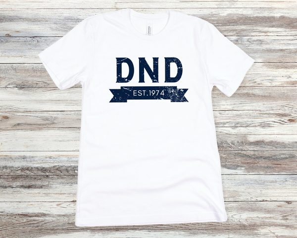 DND 1974 Retro College Tee