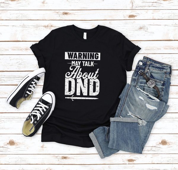 Warning May Talk About DnD